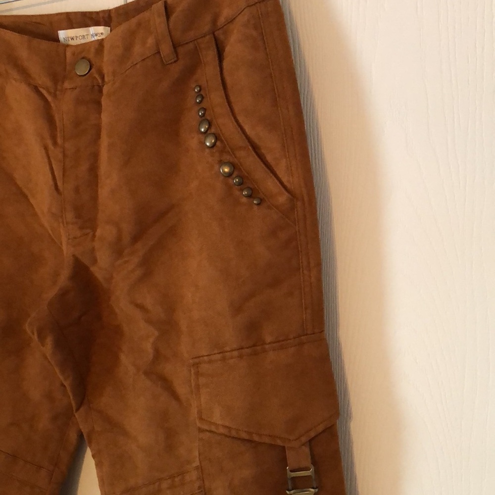 Woman’s boho Y2k fall chic News grunge pants with pockets - Picture 5 of 14